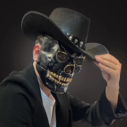 ماسک ترسناک اسکلت مشکی