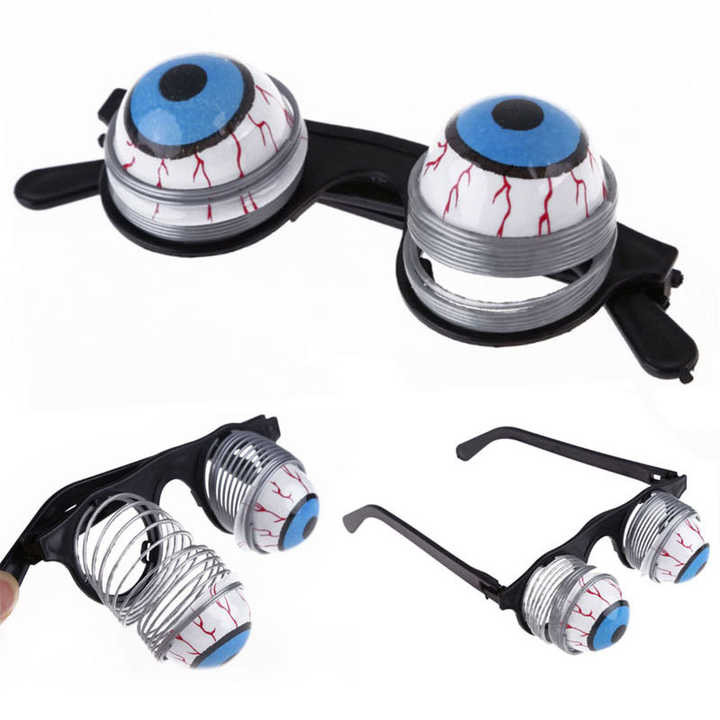 خرید عینک چشم فنری شوخی