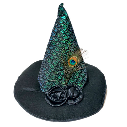 کلاه جادوگر گلدار طرح طاوس