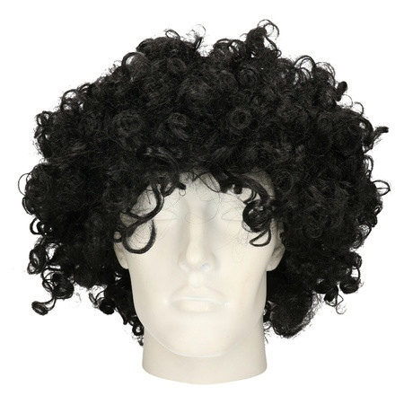 خرید کلاه گیس فر موی مشکی