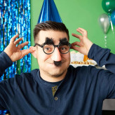 ست فانتزی سیبیل عینک دماغ ابرو