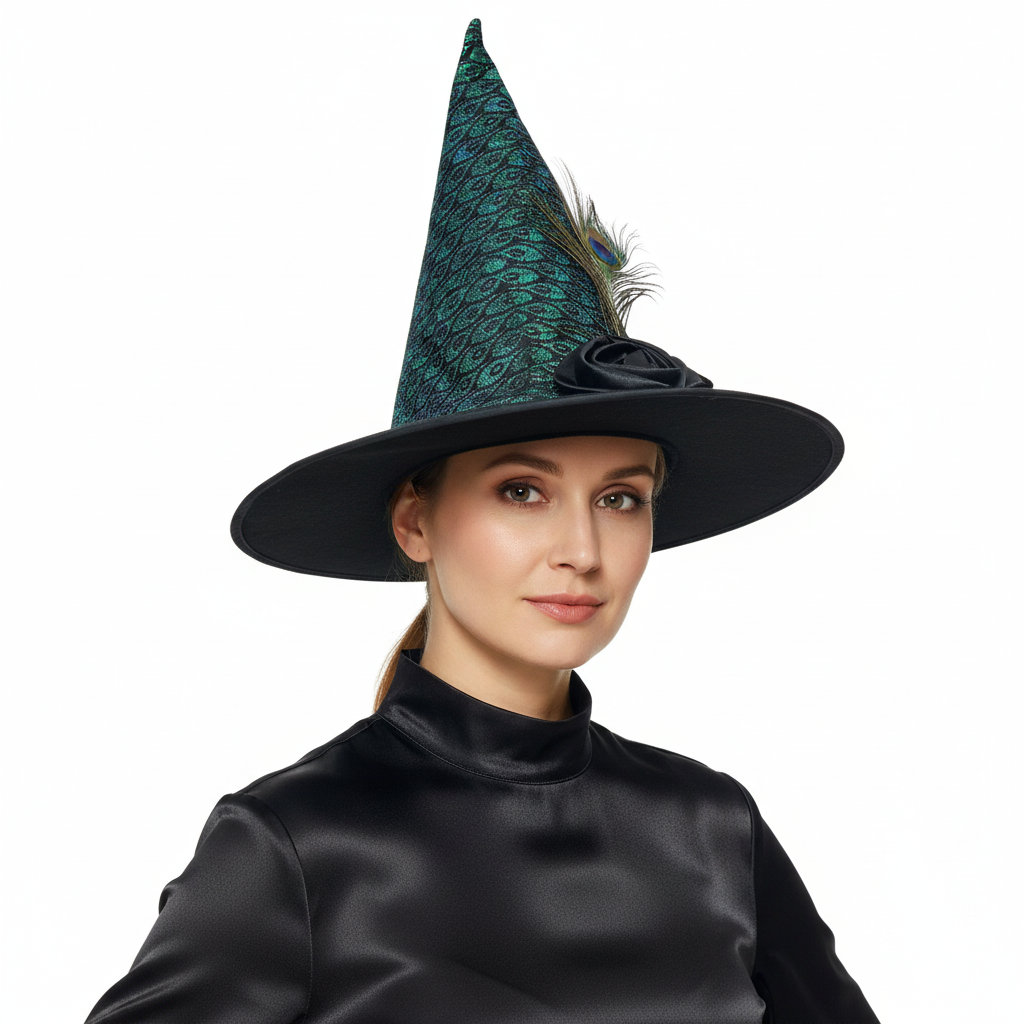 کلاه جادوگر مدل طاوس