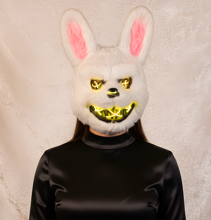 ماسک ترسناک خرگوش پشمالو چراغدار