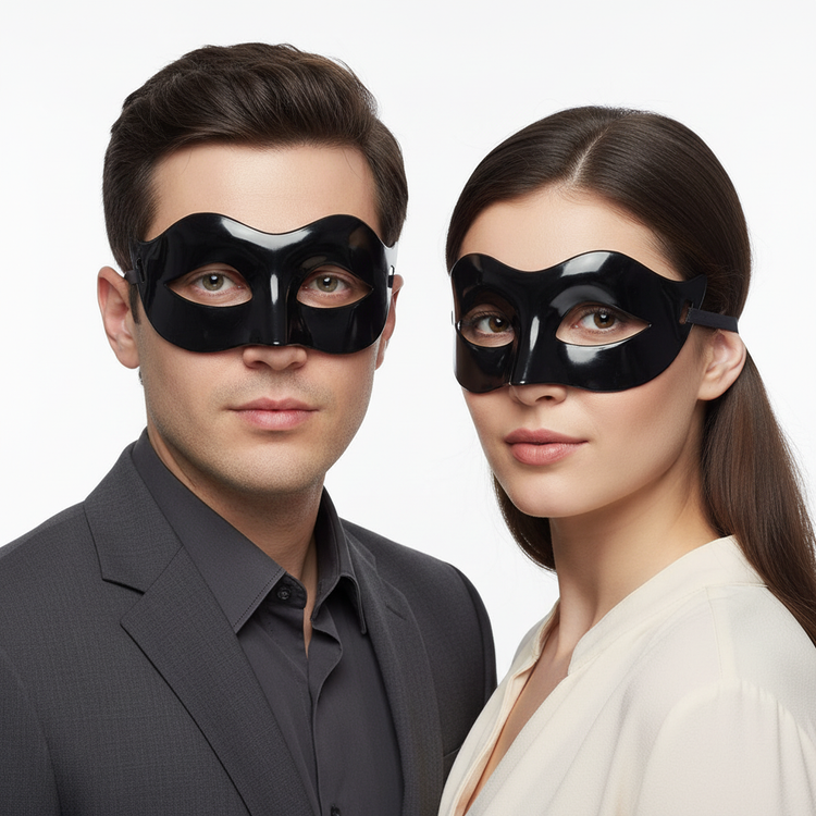 نقاب بالماسکه مشکی