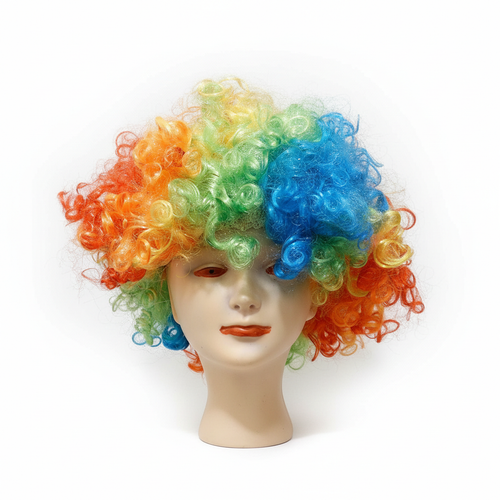 خرید کلاه گیس مو فر دلقک جنس درجه یک