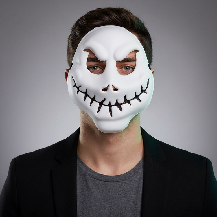 ماسک ایفای نقش اسکلت دهن گشاد